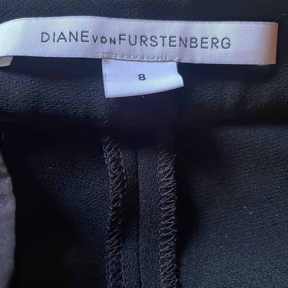 Diane Von Furstenberg pleated Dani Straight Leg Dress Pant - Picture 6 of 8